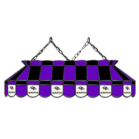 Baltimore Ravens 40 Inch Glass Billiard Light